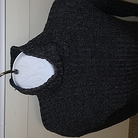 Athleta Heather grey ribbed turtleneck sweater sz xsm - Picture 4 of 10